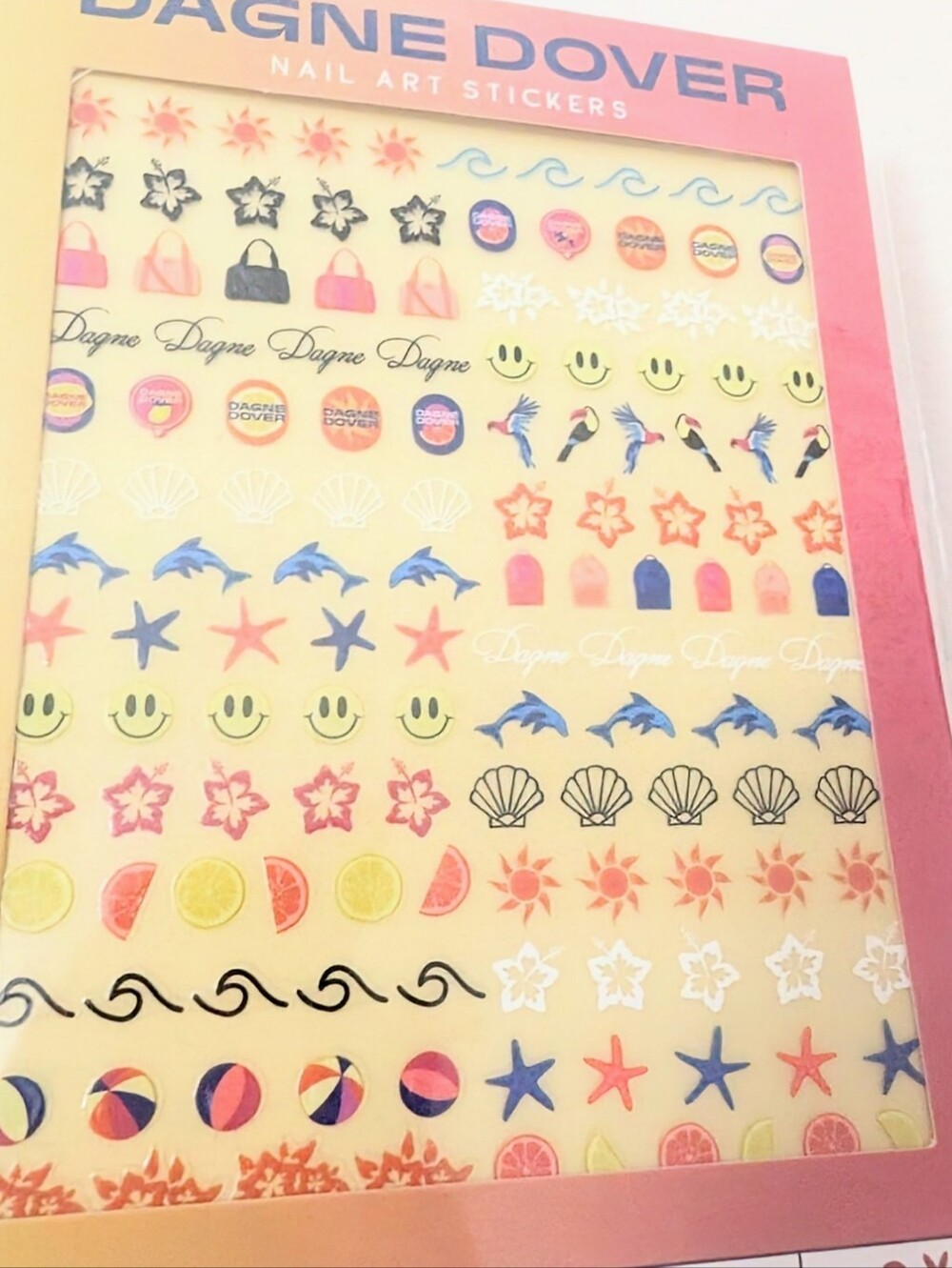 Dagne Dover Deco Beauty Nail Stickers Limited Edition Rare Novelty